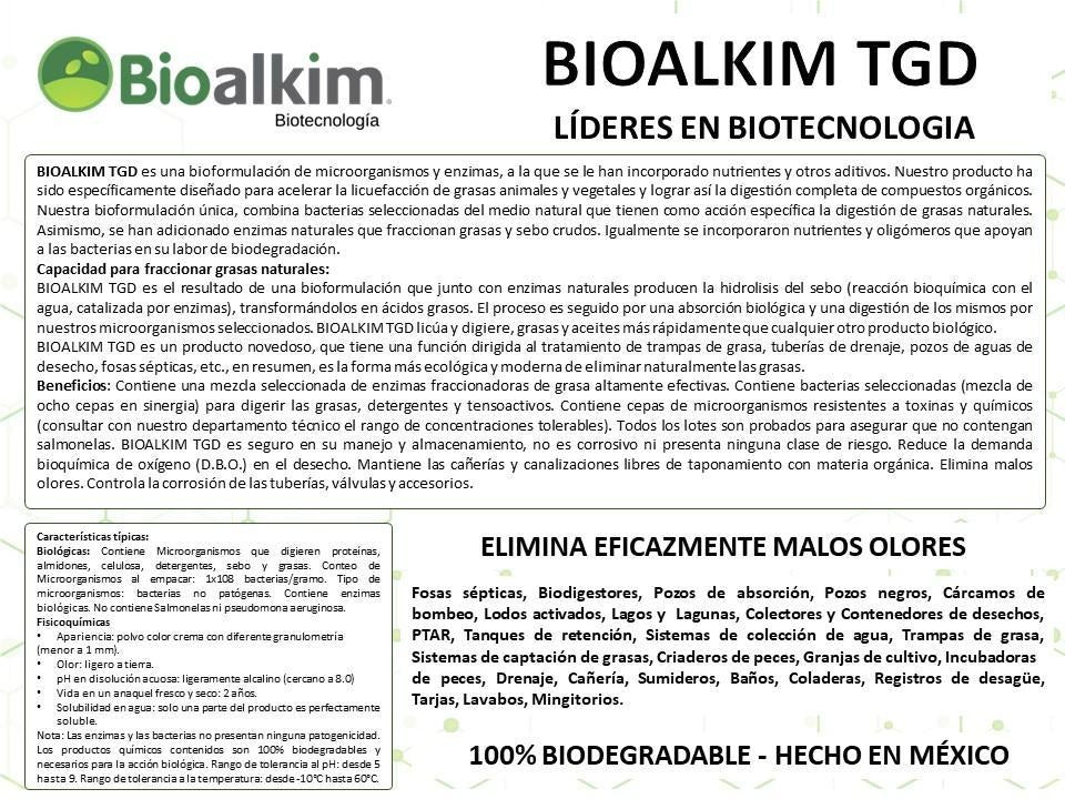 4kg - Bioalkim TGD Bacterias Tratamiento Séptico